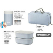 日本 THERMOS 不鏽鋼真空斷熱保溫飯盒 (連保溫袋)