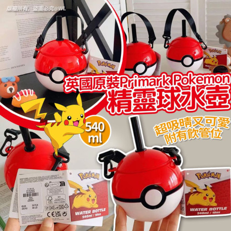 英國 Primark Pokemon 精靈球水壺 (540ml)