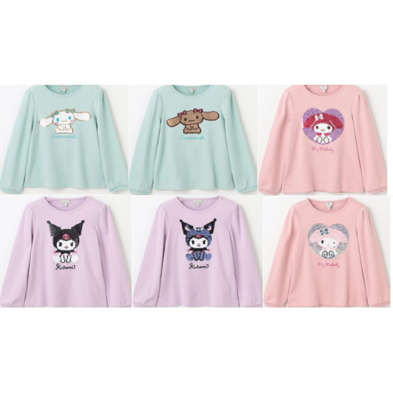 日本 Sanrio 珠片 Print Tee