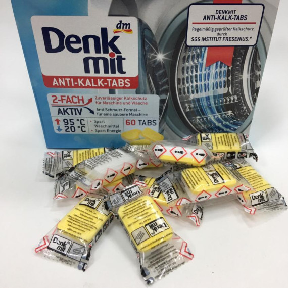 德國製 Denkmit 洗衣機清潔粒 (1盒60粒)